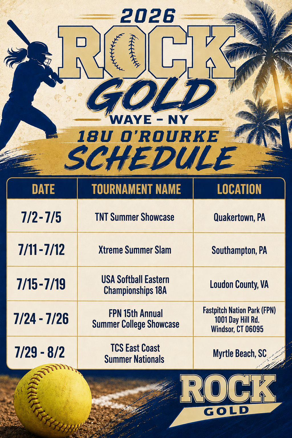 Rock Gold Waye NY O'Rourke